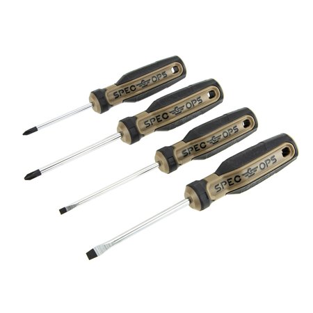 SPEC OPS Screwdriver Set, 4 Piece SPEC-S-4PK